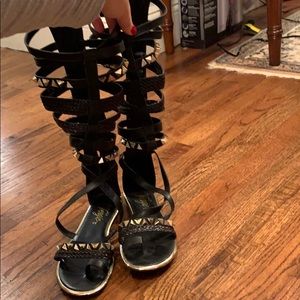 Fergie gladiator sandals